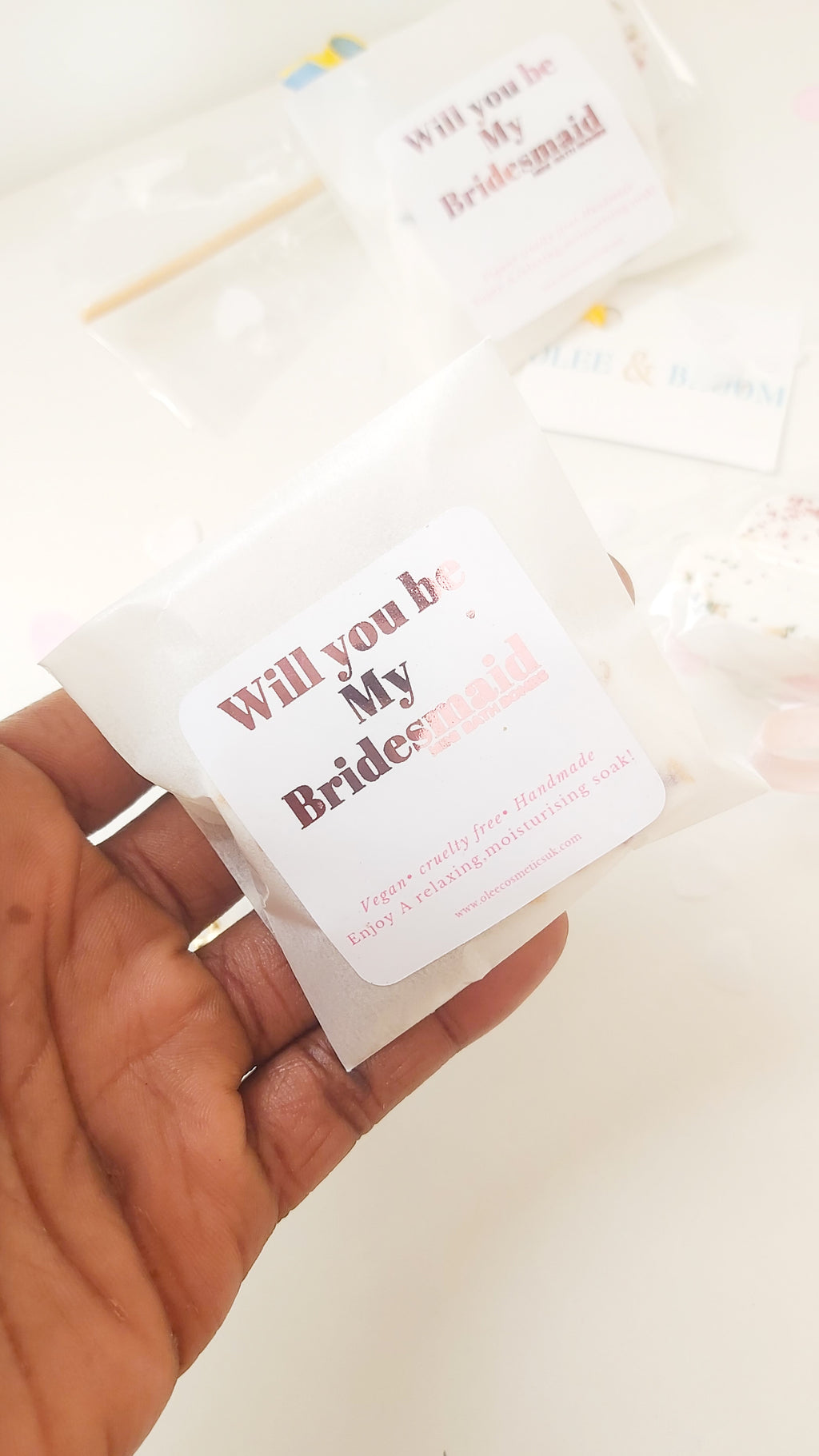 Bridal Mini bath bombs favous.