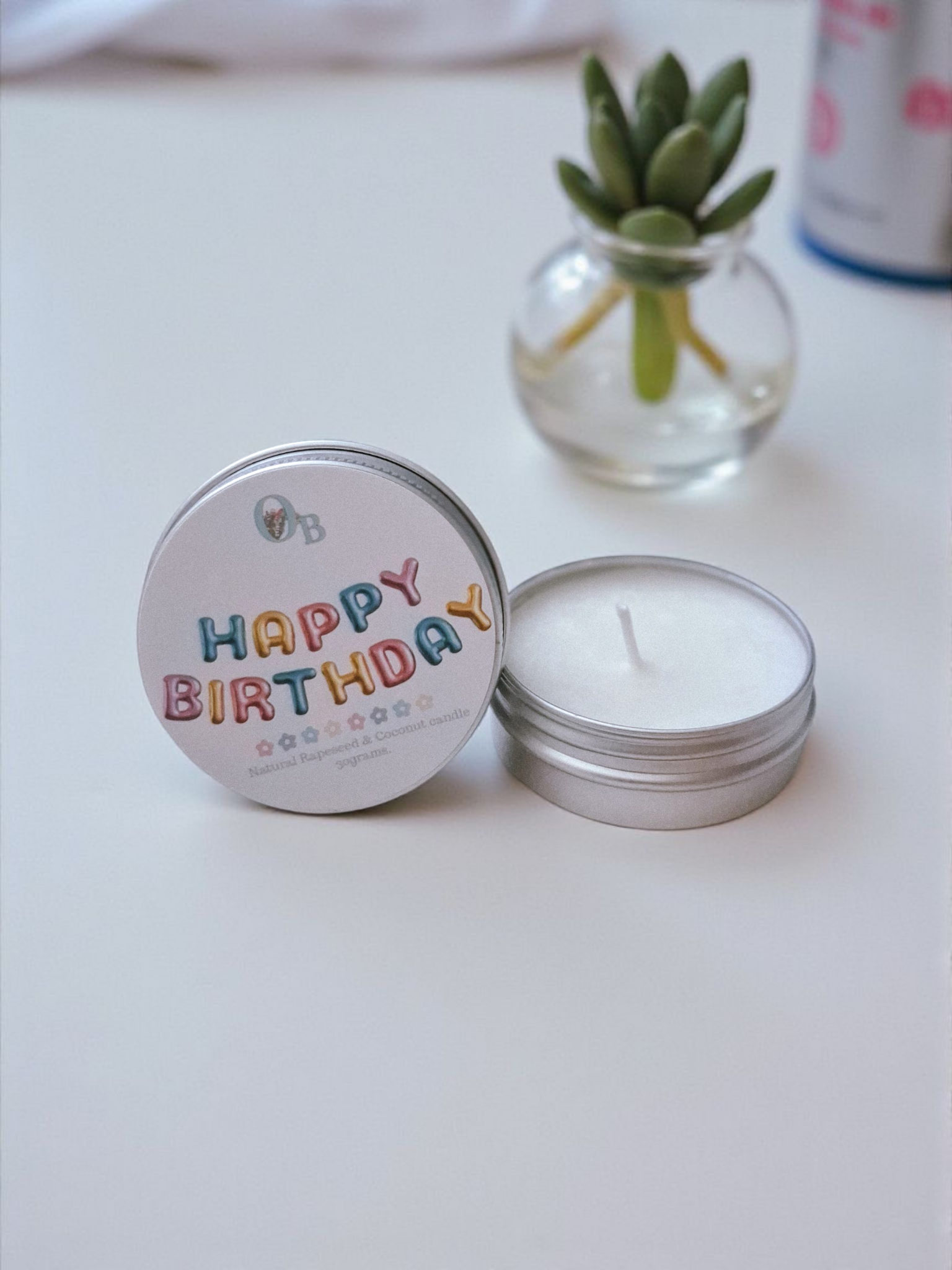 Happy birthday mini candles