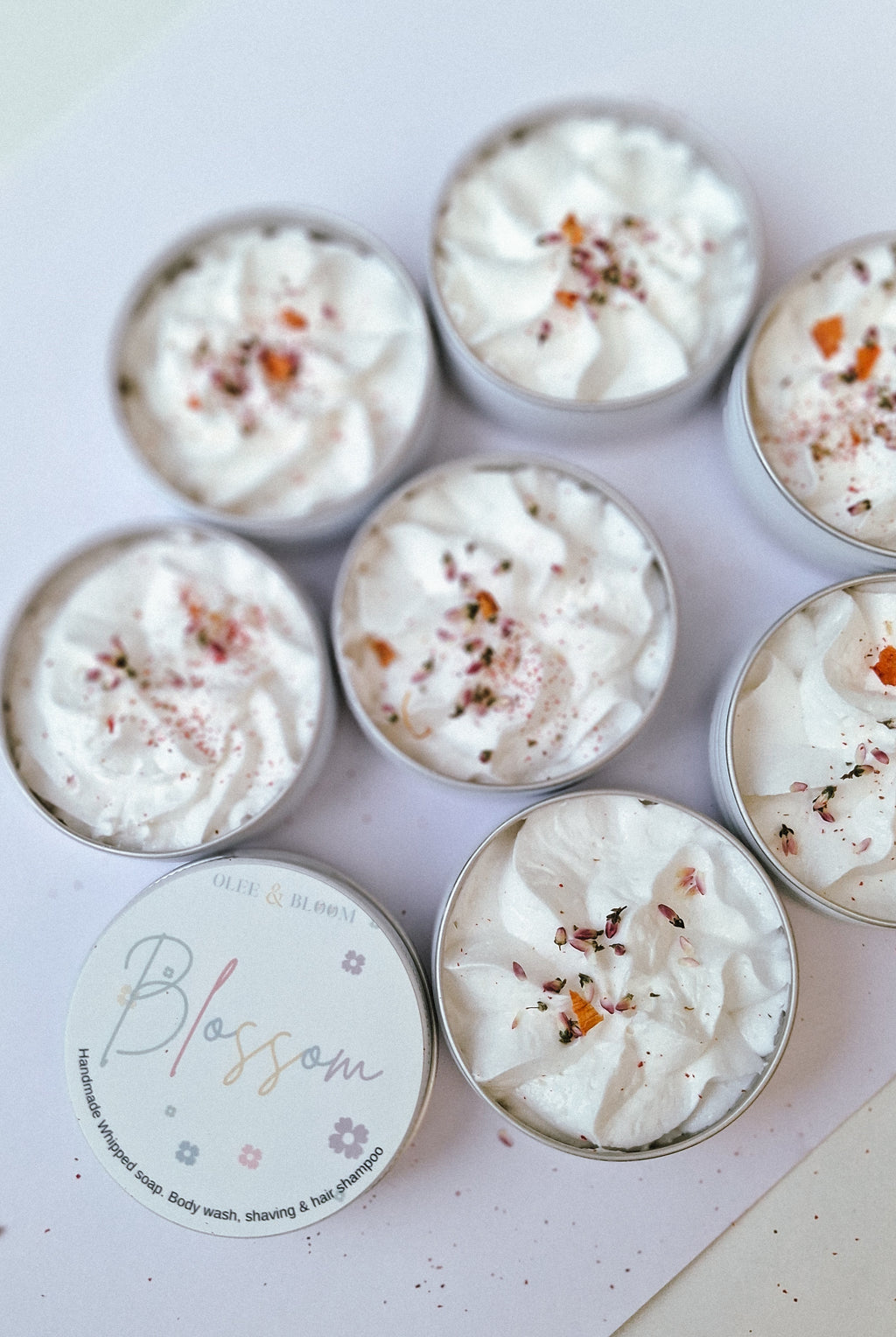 Blossom Whipped soaps. Mini
