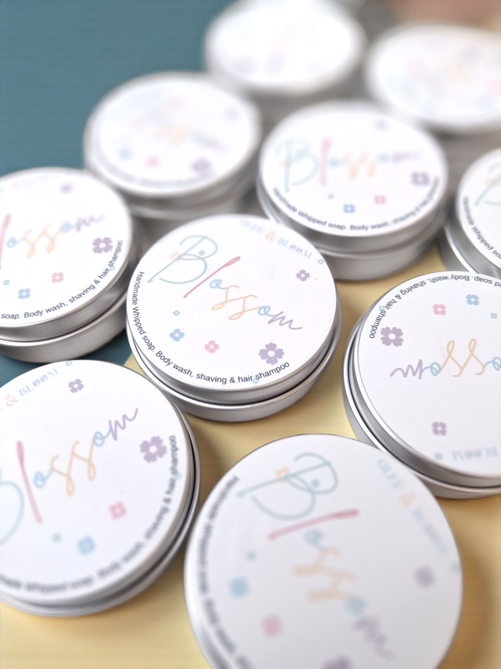 Blossom Whipped soaps. Mini