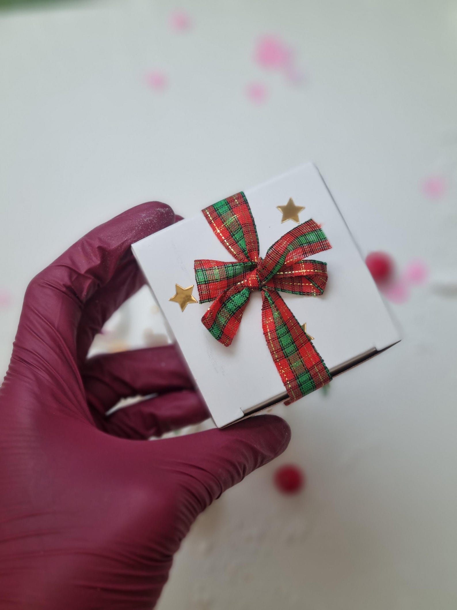 Novelty Mini Christnas bath bombs. Boxed