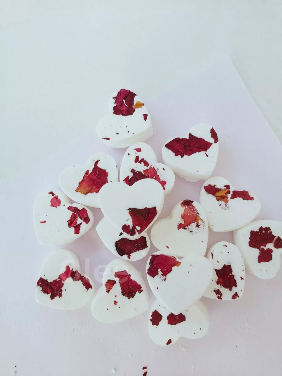 Aromatherapy  Mini bath bombs (x2 hearts in a pack)