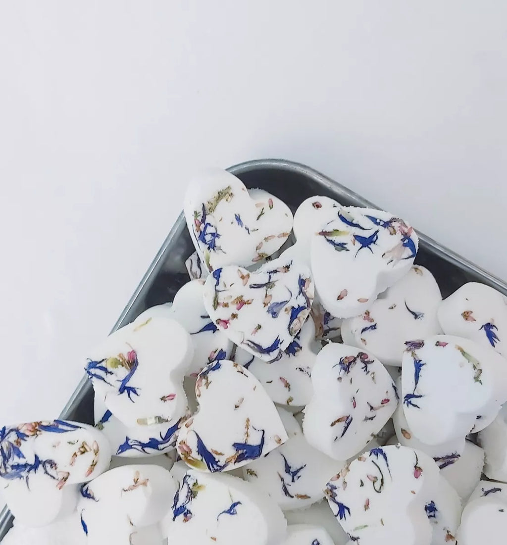 Aromatherapy  Mini bath bombs (x2 hearts in a pack)